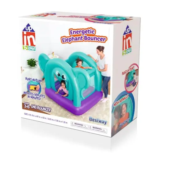 Bestway&reg; Up In & Over&trade; Energetic Elephant Bouncer with Built-in Pump {7}