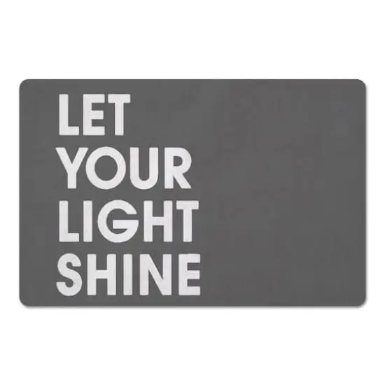 Let Your Light Shine 18" x 27" Floor Mat {1}