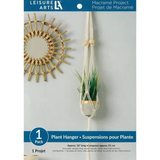 Leisure Arts&reg; Plant Hanger Macram&eacute; Project Kit {1}