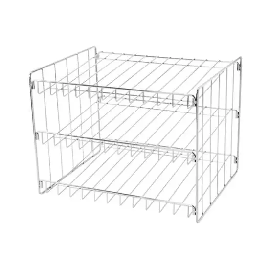 Kitchen Details 3-Tier Chrome Can Storage Organizer Rack {3}