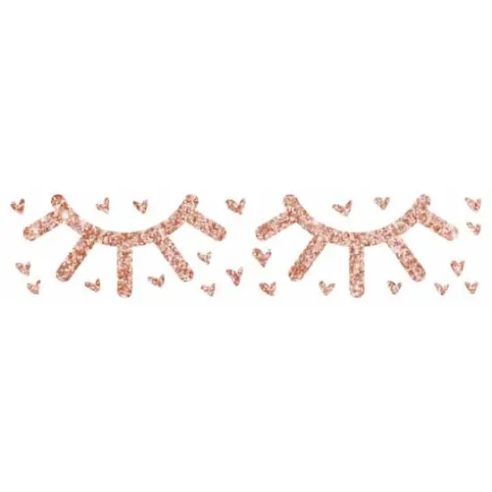 RoomMates Eyelash Peel & Stick Glitter Wall Decals {3}