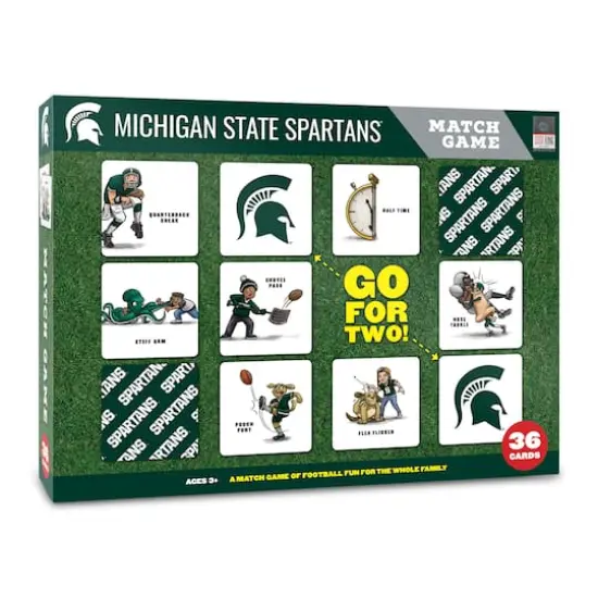 College Team Licensed Memory Match Game Michigan State Spartans {1}