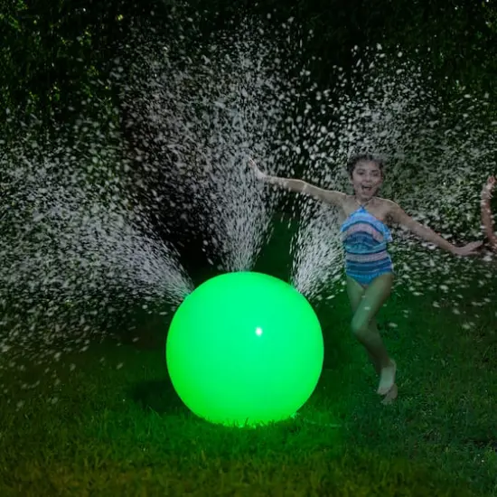 PoolCandy 24" Illuminated Color Changing Ball Sprinkler {1}
