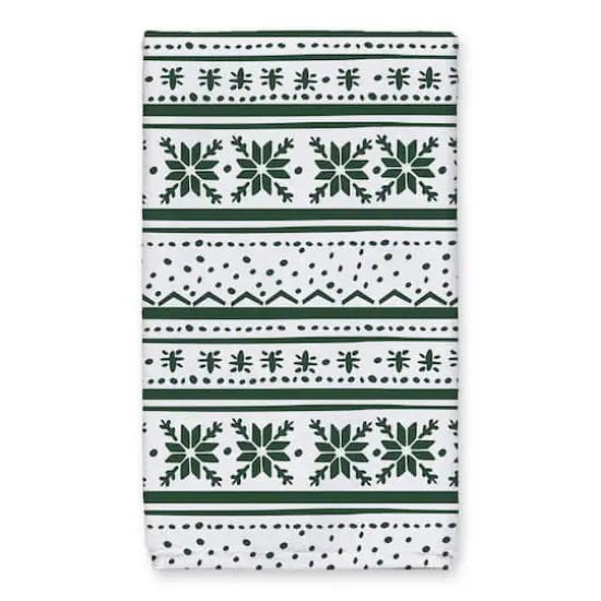 Watercolor Christmas Tree Tea Towel Set {4}