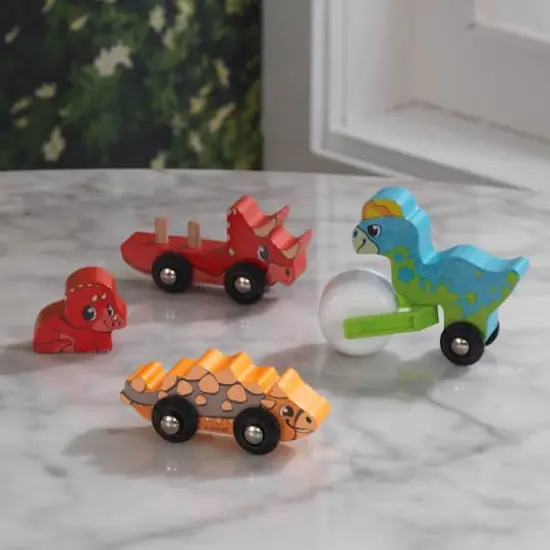 KidKraft Adventure Tracks&trade; Dino World Prehistoric Pals: Rollers {5}