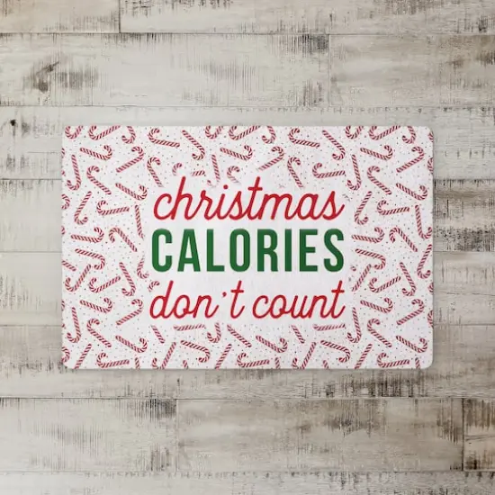 Christmas Calories Don't Count Floor Mat {3}