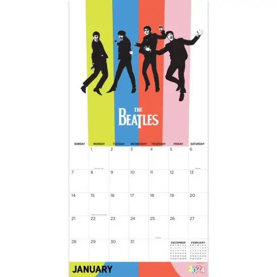 TF Publishing 2024 The Beatles Wall Calendar {4}
