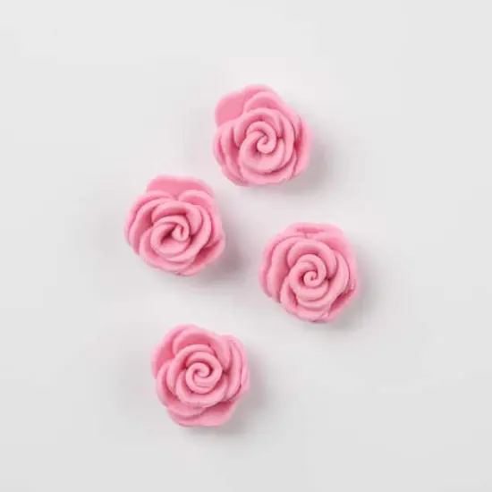 PME Cake Sweet Street&reg; Rose Icing Decorations, 12ct. Pink {3}