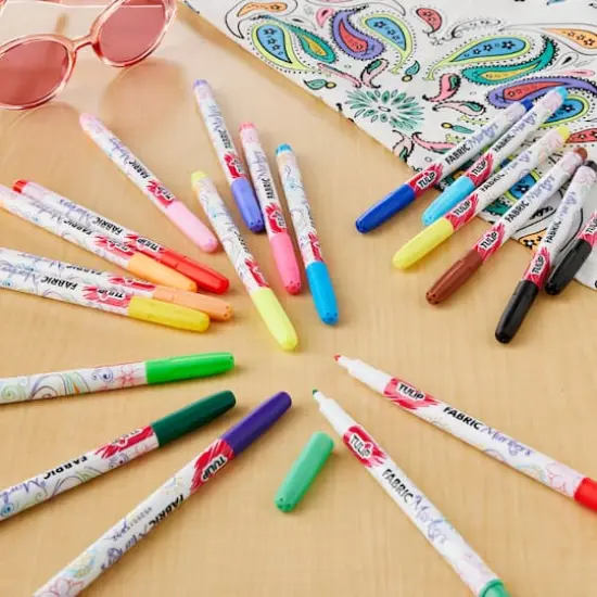 Tulip&reg; Fabric Markers&reg; Fine Writers, 20 Pack {3}