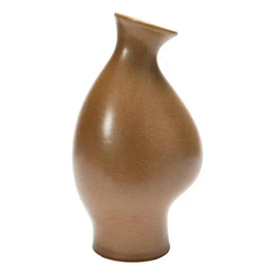 Hello Honey&reg; 10" Speckled Reactive Glaze Organic Shaped Stoneware Vase {4}