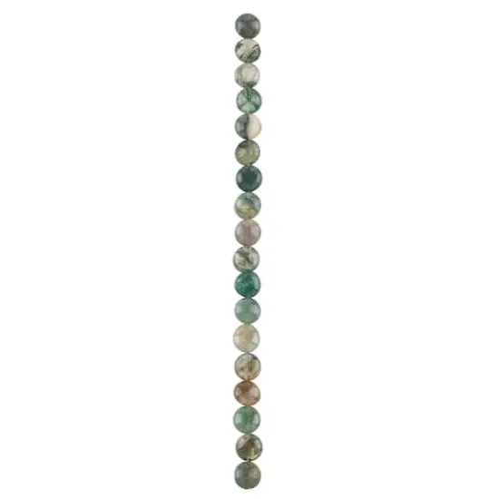 Multicolor Fancy Jasper Flat Round Beads, 10mm by Bead Landing&trade; {4}