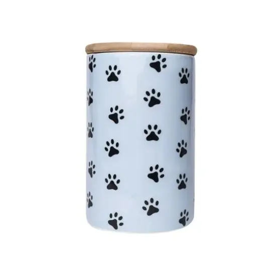 Park Life Designs Pawz Treat Jar Blue {1}