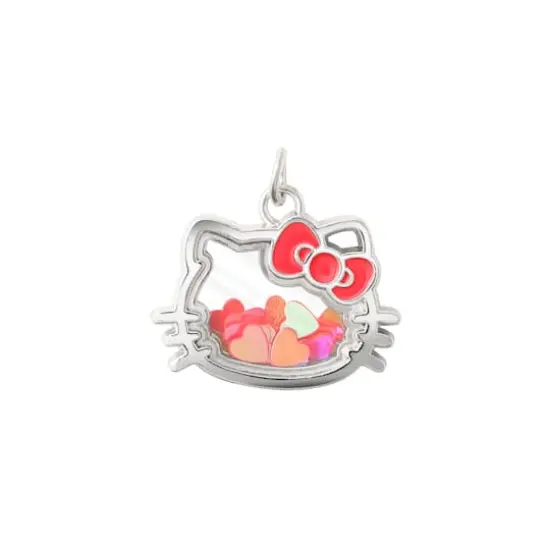 Hello Kitty&reg; Silver Shaker Charm {1}