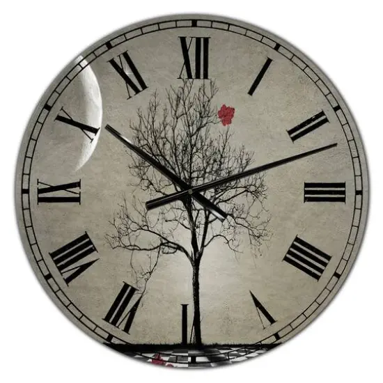 Designart Inevitable Cottage Wall Clock {1}