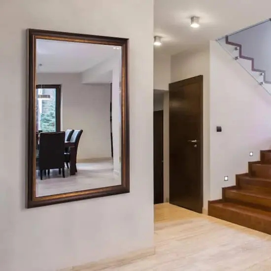 Head West&reg; Oil Rubbed Bronze Rectangular Framed Vanity Wall Mirror {4}