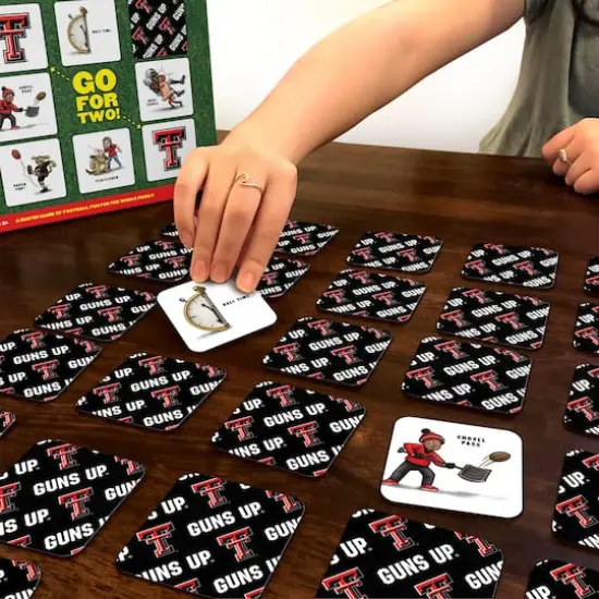 College Team Licensed Memory Match Game Texas Tech Red Raiders {6}