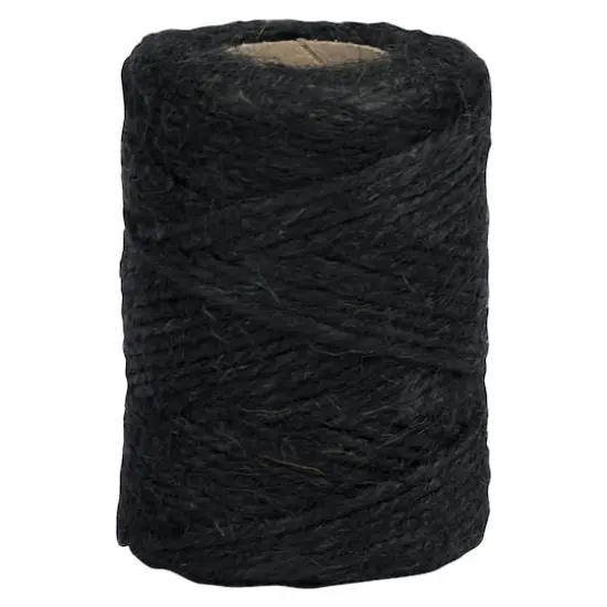 JAM Paper 1/8" x 54yd. Kraft Twine Black {1}