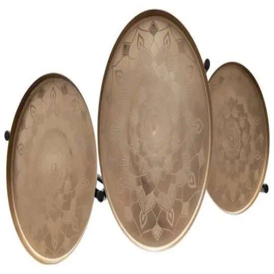 Hello Honey&reg; 30" Foldable 3-Tier Plant Stand with Tray-Style Tops {3}