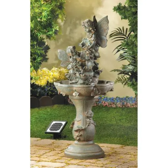 41.5" Fairy Solar Water Fountain {3}