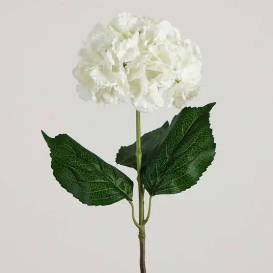 30" White Hydrangea Flower Stems, 3ct. {11}