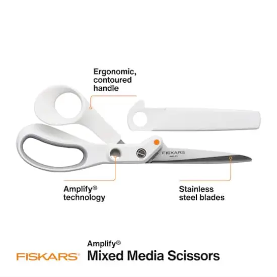 Fiskars&reg; SoftGrip&reg; Amplify Mixed Media Shears {3}