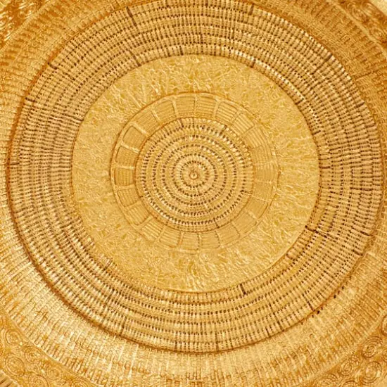 Gold Polystone Glam Sculpture, 20" x 13" x 6" {5}