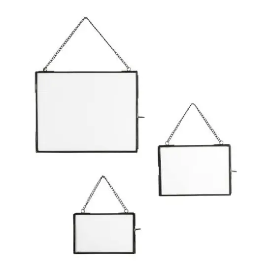 Hello Honey&reg; 3 Pack Black Metal Hanging Photo Frame {8}