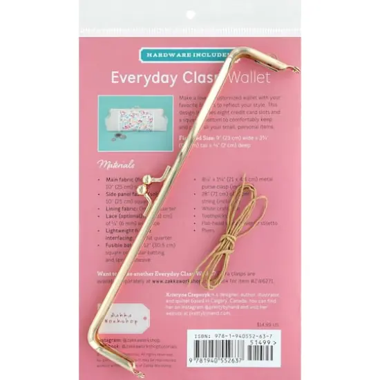 Zakka Workshop Everyday Clasp Wallet Kit {3}