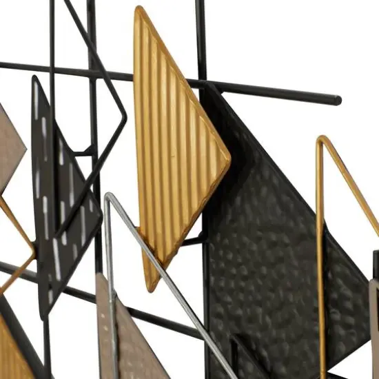 Black Metal Contemporary Wall D&eacute;cor {3}