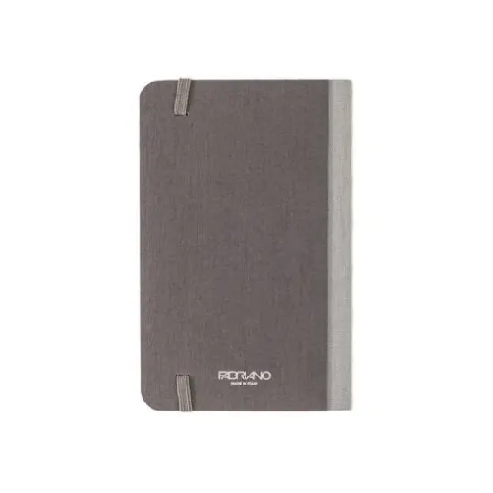 Fabriano&reg; Ecoqua Plus Dotted Fabric-Bound Notebook Gray {10}