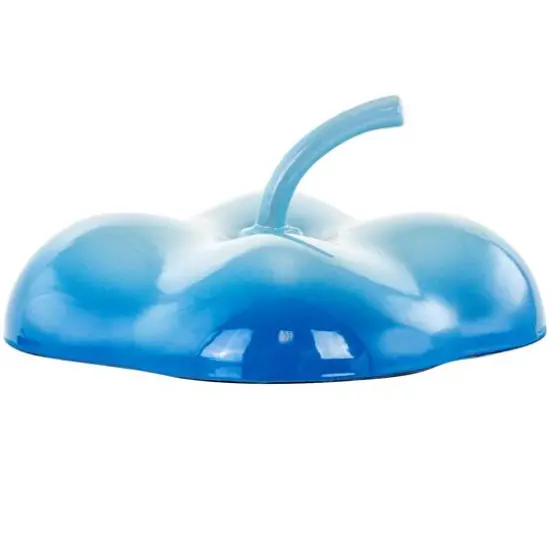 MegaChef 3qt. Blue Pepper Shaped Enameled Cast Iron Casserole {10}