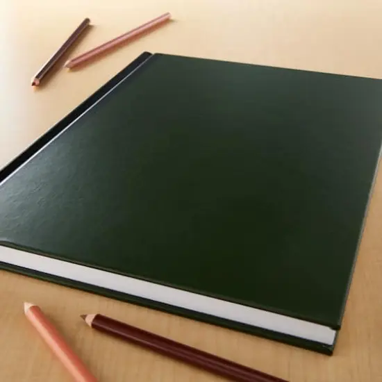 Texture Hardcover Sketchbook by Artist's Loft&trade;, 8.5" x 11" Olive {3}