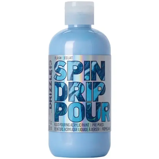 FolkArt&reg; Drizzle&trade; Flash Pour Fluid Pouring Acrylic Paint Sky Flash {1}