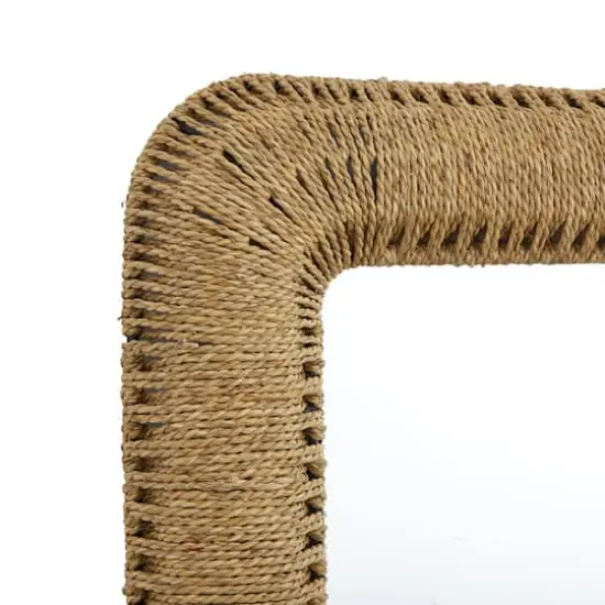 Brown Iron Bohemian Wall Mirror, 40" x 32" x 3" {4}