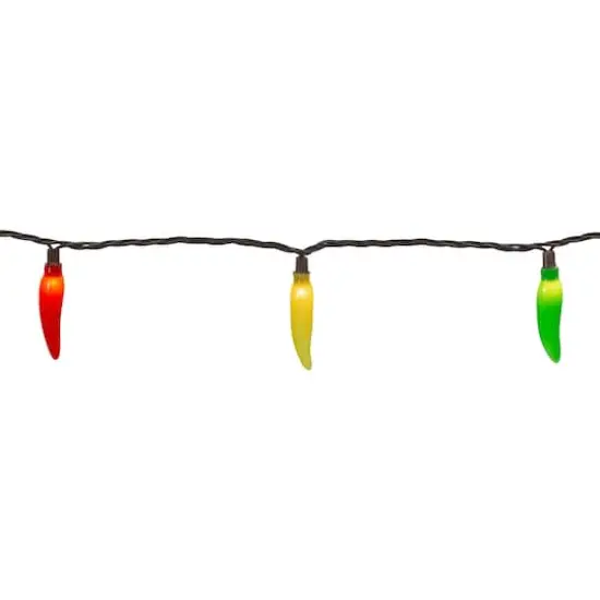 35ct. Vibrantly Colored Chili Pepper String Light Set {4}