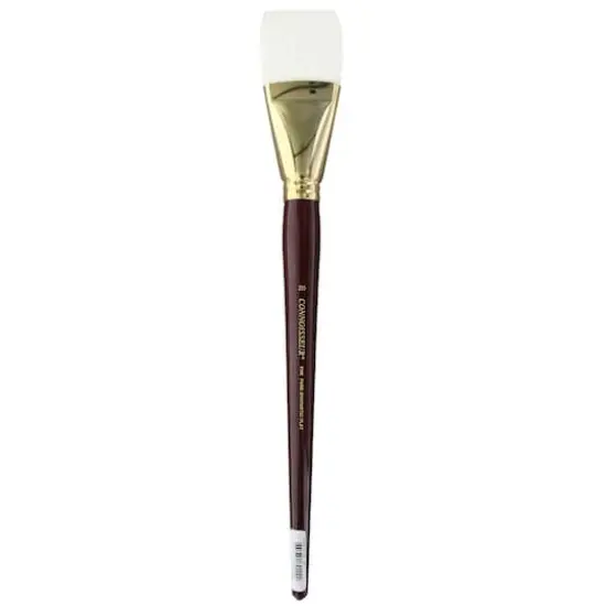 Connoisseur&reg; Pure Synthetic Long Handle Flat Brush {1}