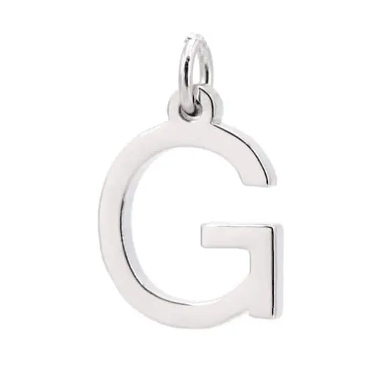 Sterling Silver Alphabet Charm by Bead Landing&trade; G {1}