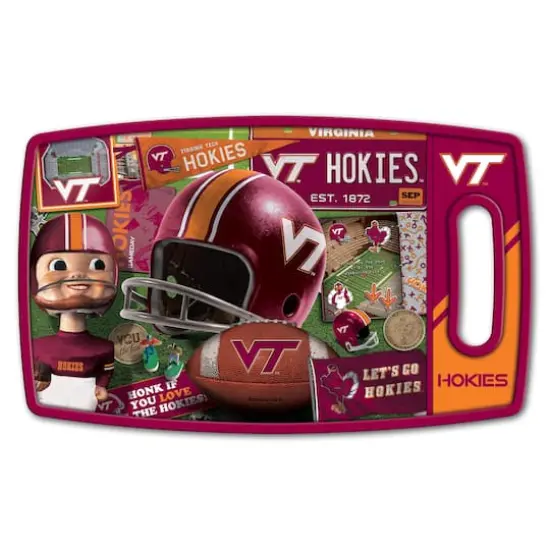  Virginia Tech Hokies Retro Series Cutting Board Assorted {1}