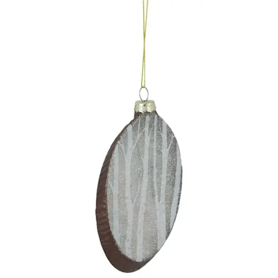 Glass Cardinal Plate Ornament {5}