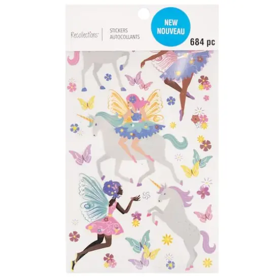 Unicorns & Fairies Sticker Book by Recollections&trade; {1}