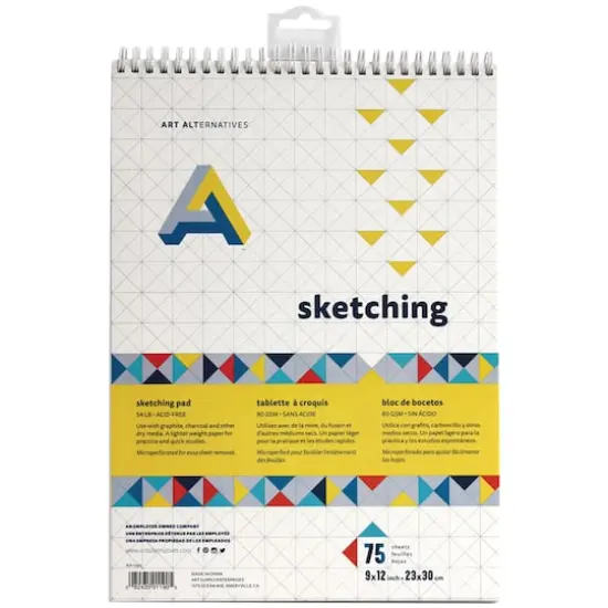 Art Alternatives Sketch Pad, 9" x 12" {1}