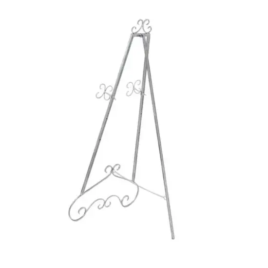 48'' Gray Iron Traditional Easel {3}