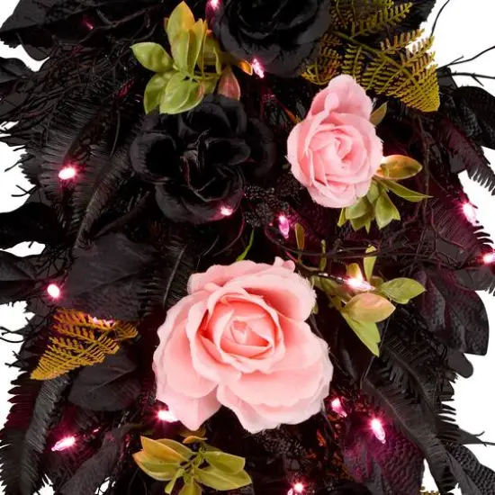 26" Cute & Creepy LED Halloween Swag {4}