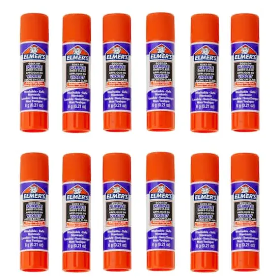 Elmer's&reg; Purple School Glue Sticks, Pack Of 12 {1}