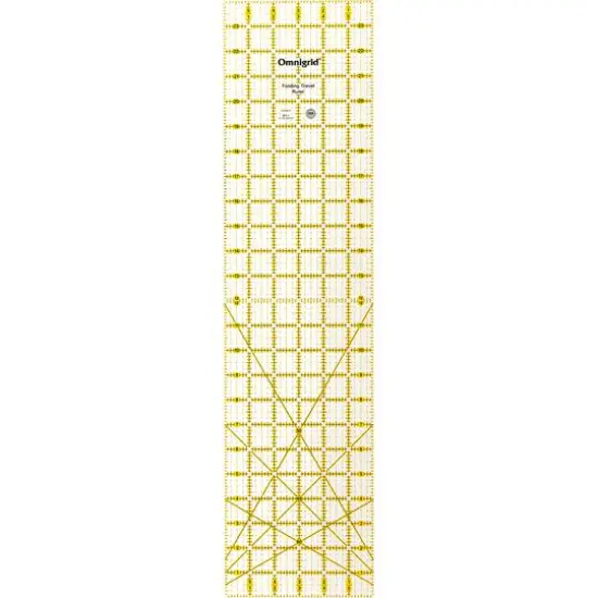 Omnigrid&reg; Folding Rectangle Quilting Ruler, 6" x 24" {5}