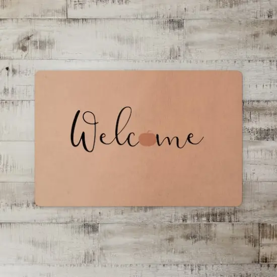 Welcome Harvest Floor Mat {3}