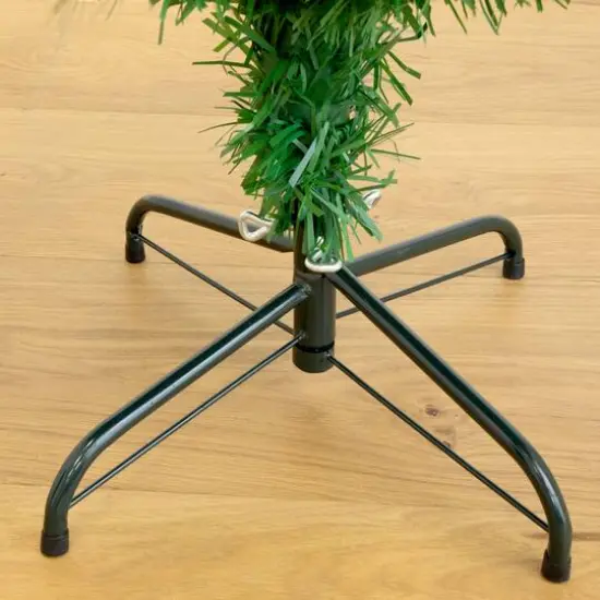 5ft. Fiber Optic Star-Shaped LED Lights Pine Artificial Christmas Tree {7}