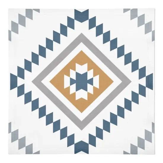 Southwest Diamond Pattern 10" x 10" Cotton Twill Napkin {1}