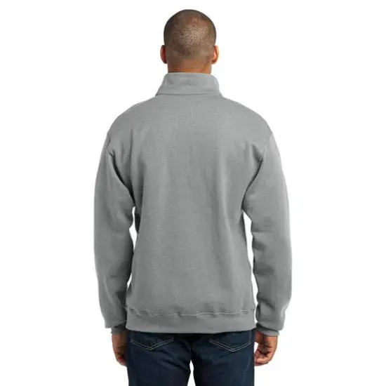 JERZEES&reg; NuBlend&reg; 1/4-Zip Cadet Collar Sweatshirt Oxford {6}