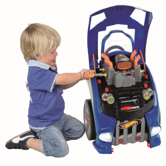 Theo Klein Hot Wheels&reg; 27" Blue Service Car {3}